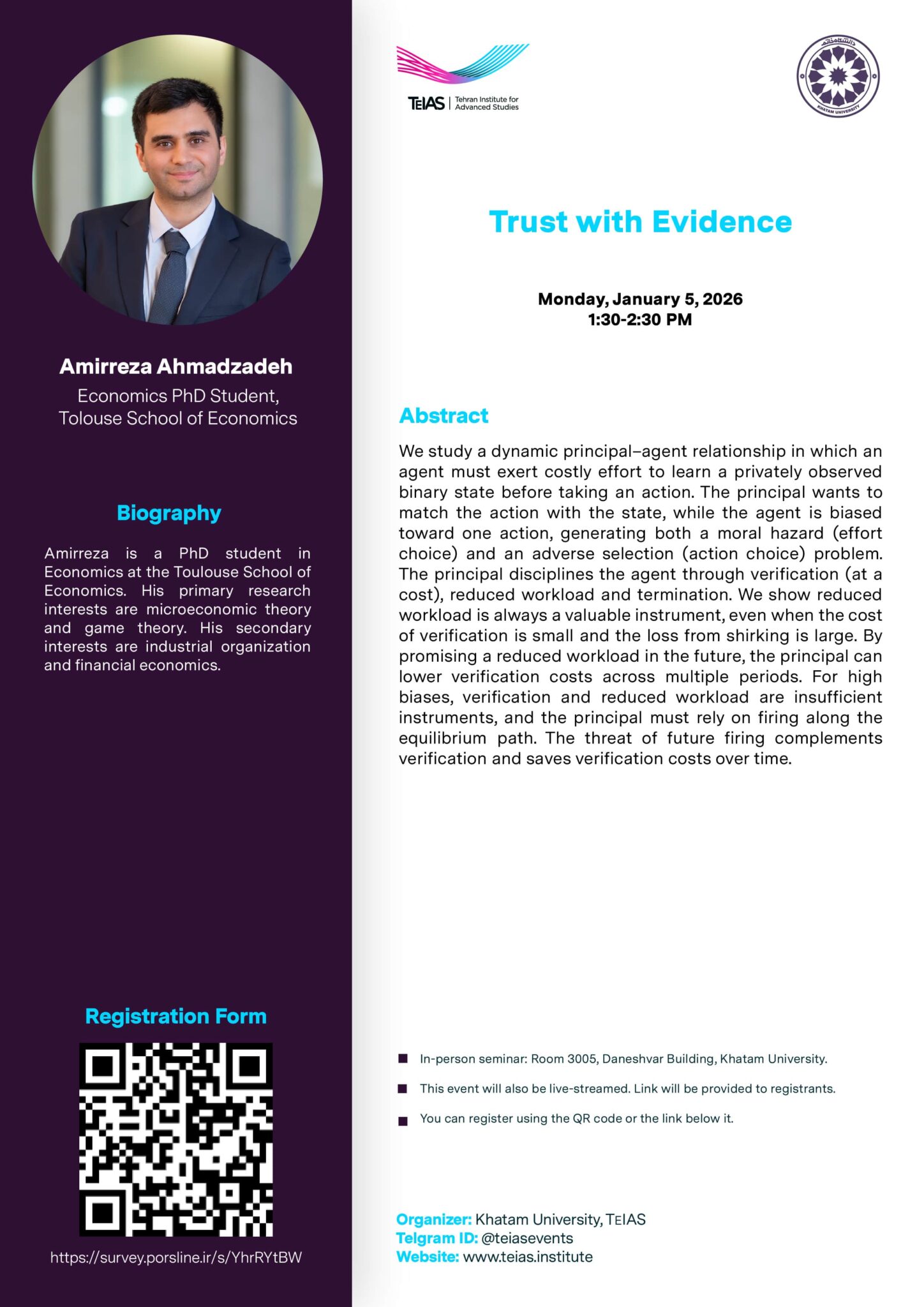 TeIAS Lecture Poster - Amirreza Ahmadzadeh